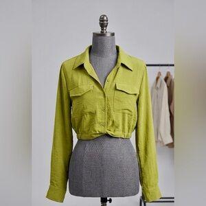 Women’s Bright Olive Green Top